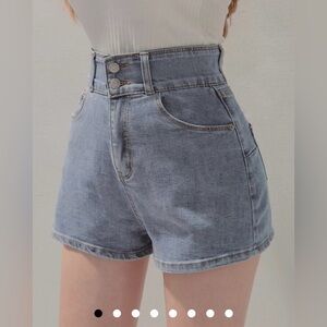 NEW! AIR SPACE Breezy Cooling No Filter Denim Shorts